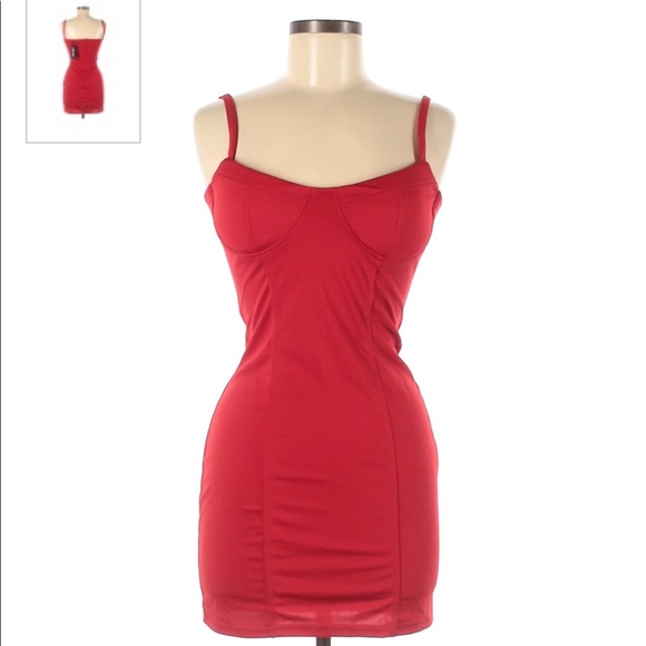 Saint Genies Dresses | Saint Genies Red Bodycon Dress Size US 4 | Color: Red | Size: 4 | Sarahjamador's Closet